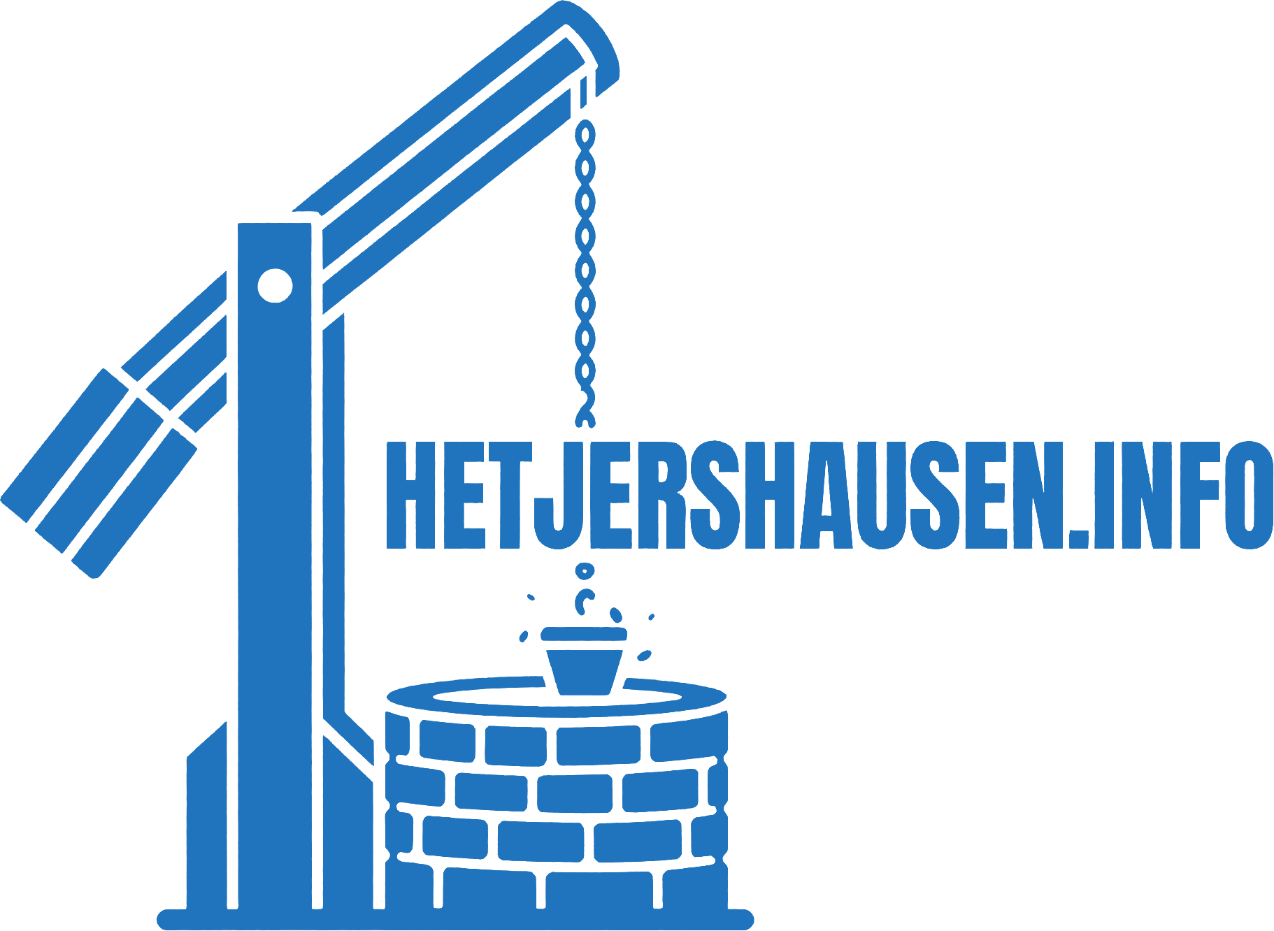 hetjershausen.info – Logo mit dem Klotzbrunnen